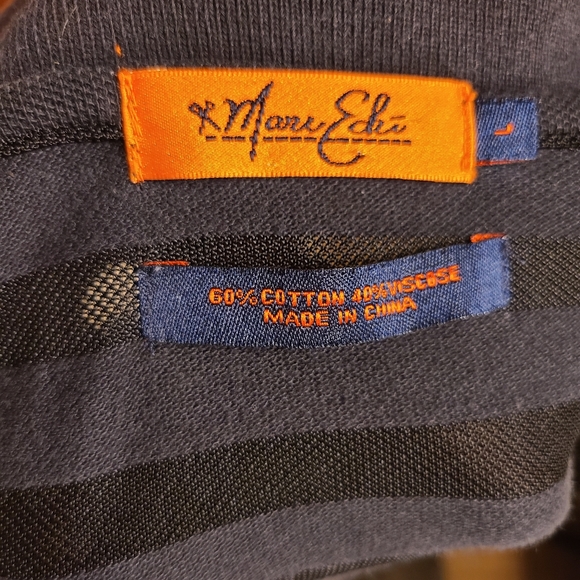 Marc Ecko "Cut n Sew" STRIPED MESH Polo - Picture 4 of 5